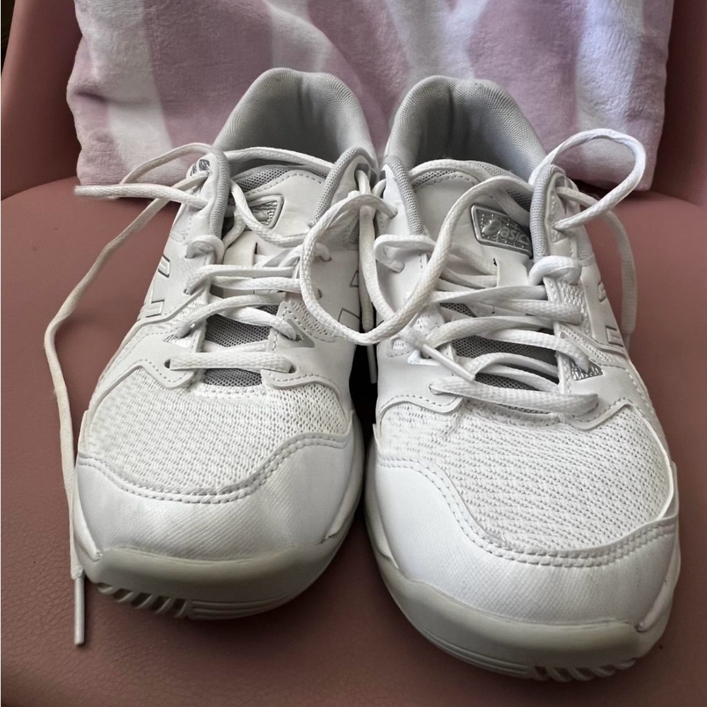 ASICS Gel Rocket White Athletic Sneakers